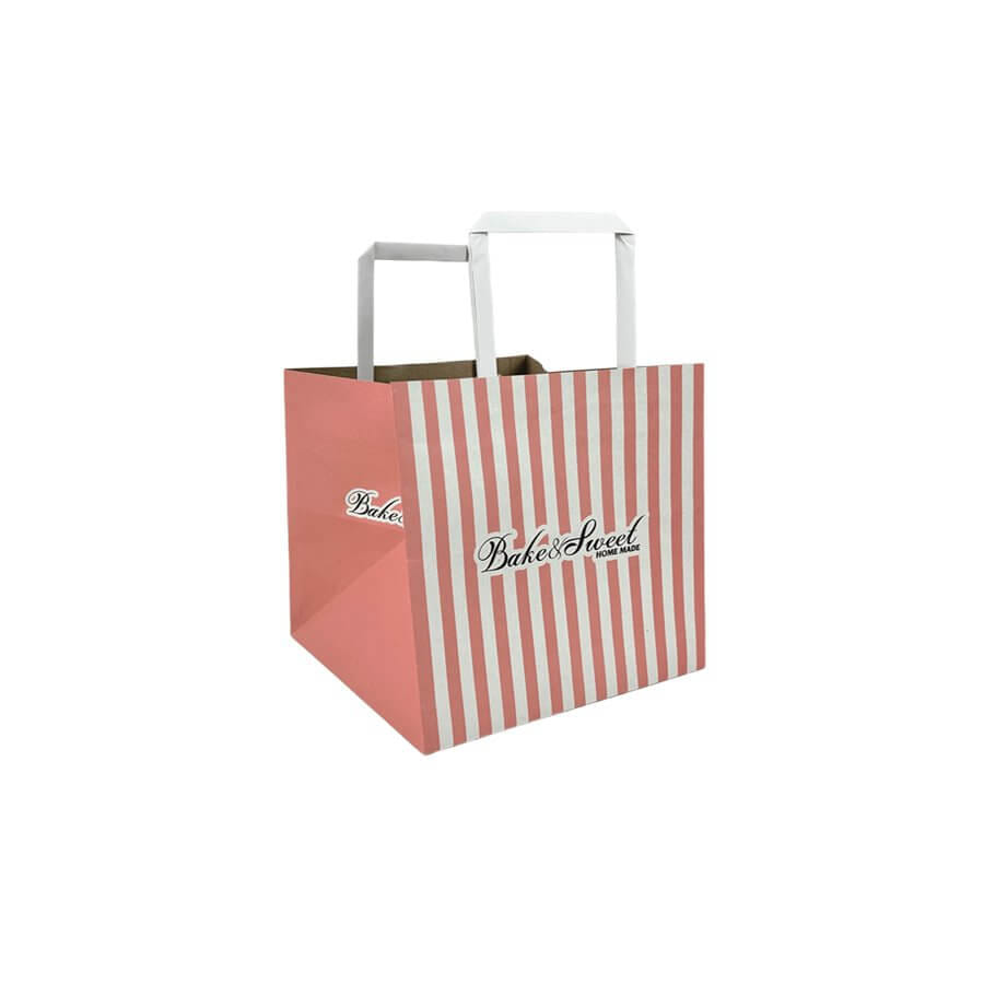 ถุงใส่กล่องเค้ก SCP PACKING 2 ปอนด์ ขนาด 10.5 X 9.25 X 10.5 นิ้ว สีชมพู (1 แพ็ค 50 ใบ)